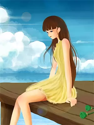 深夜的向日葵