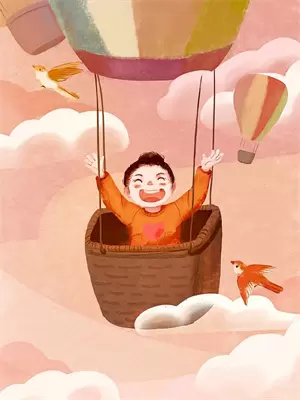 人的倒影绘画