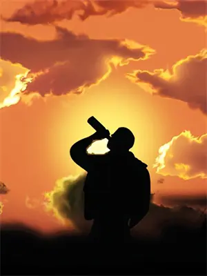 军训太热说说心情短语